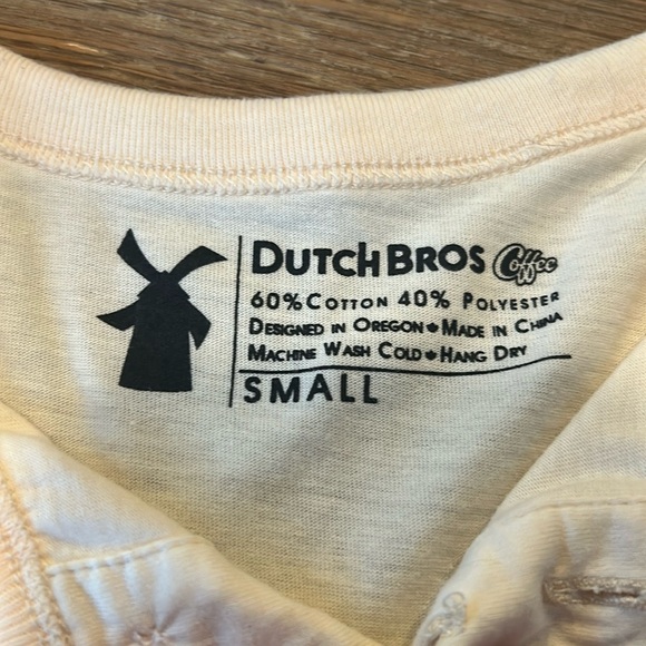 ✌️Dutch Bros Green + Cream Tree small Vintage DB - Picture 4 of 5